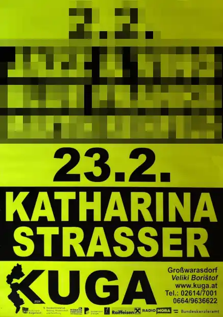 Katharina Strasser - KUGA 23.02.2024 // www.plakatierservice.at