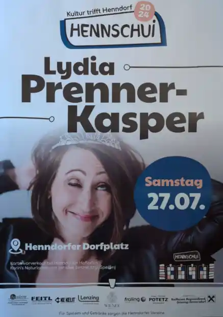 Lydia Prenner-Kasper - 27.07.2024 - Hennschui - Henndorf Hendorfer Dorfplatz // www.plakatierservice.at